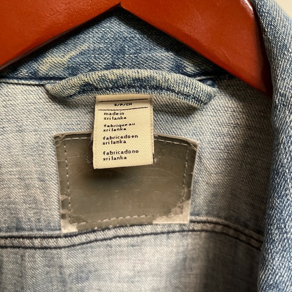 Women’s Levi’s Silver Tag original Denim button up Denim Western Jacket Small - Picture 8 of 13